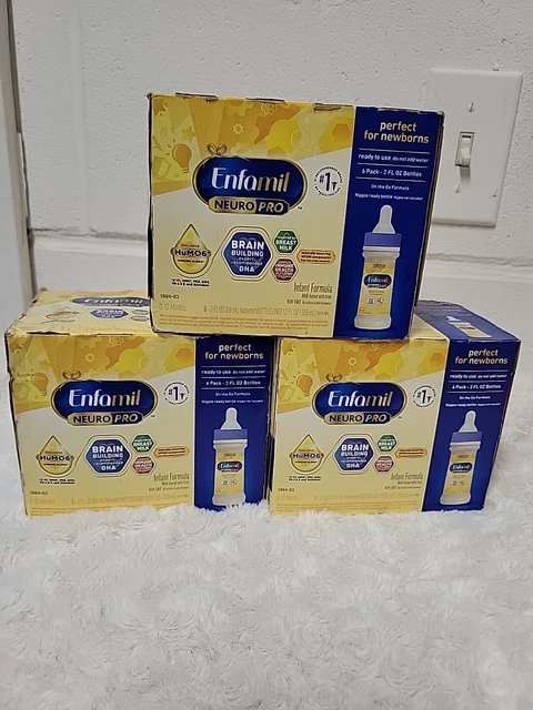 Enfamil Neuro Pro Infant Formula #1 Set Of 3 Boxes Of 6 Exp.02/2024