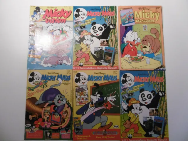 Micky Cision Mickey Maus Walt Disney Hefte 90er Nr. 15 31 361987 Nr.3 1991 Nr.39