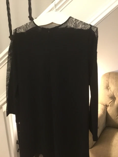 ZARA BLACK DRESS small Black Lace Dress Zara Black Lace Black