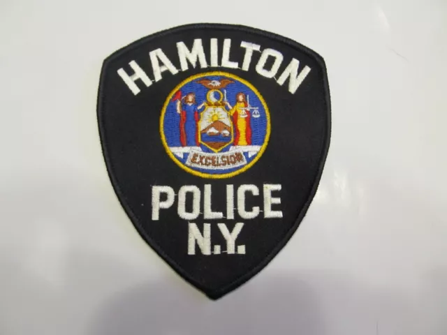New York Hamilton Police Patch Obsolete