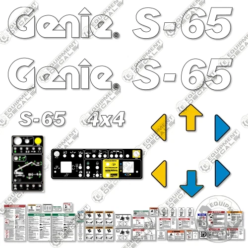 Genie Partial Wwarning Decal Kit
