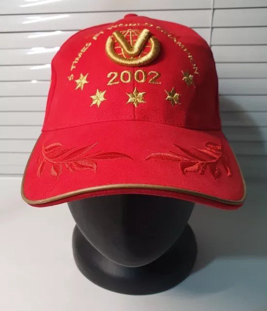 2002 Michael Schumacher 5-facher F1-Weltmeister Formel 1 Ferrari Vintage Cap