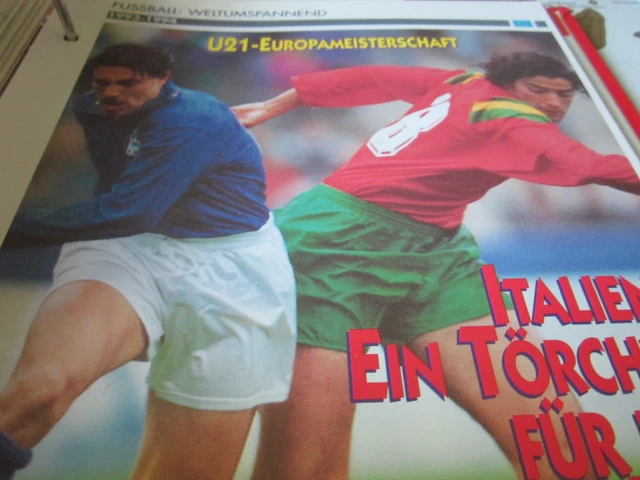 FUSSBALL 15 19931994 U21 Europameisterschaft Titel für Iralien EUR 3