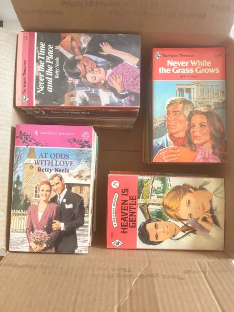 Lot of 40  Harlequin Romance Books by Betty Neels (1972-2003)  .. Good to OEXC