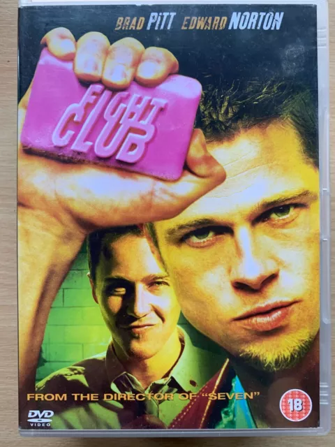 Fight Club DVD 1999 Culte Film Classique Avec Brad Pitt Et Edward Norton