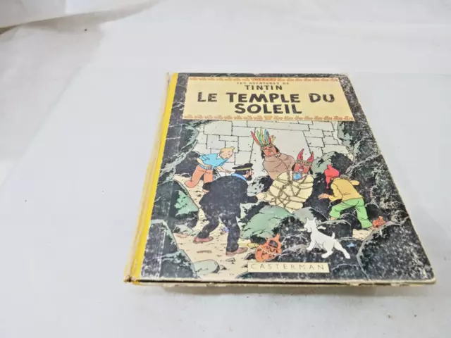 Comic Tim und Struppi Le Temple Der Soleil Herge Ausgabe B31 Von 1962