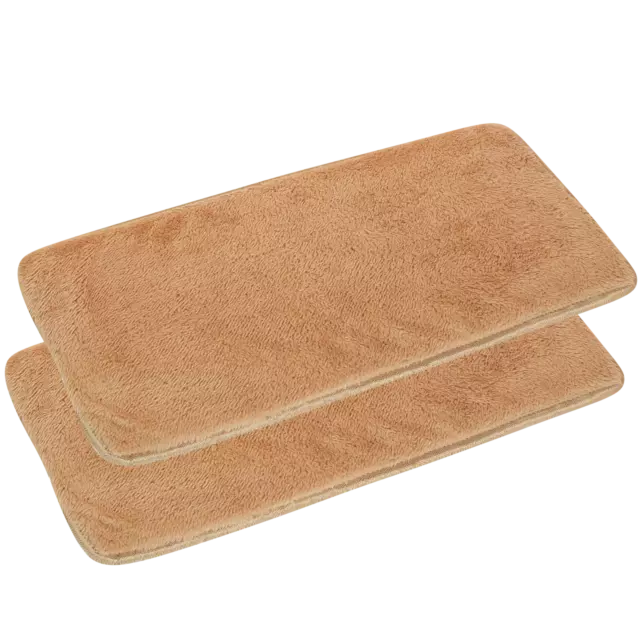 Pet Mat Bed Pad 2 Pack  Soft Cozy Furry Pet Carrier Liner Dog Blanket Washable