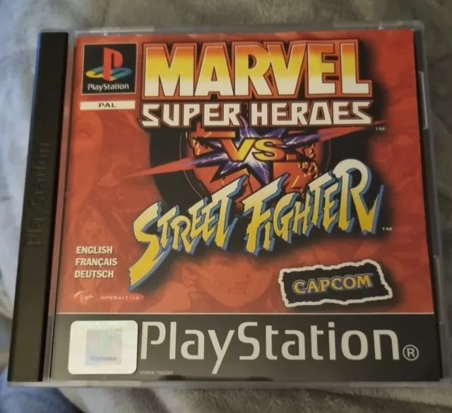 Playstation Marvel Super Heroes VS Street Fighter