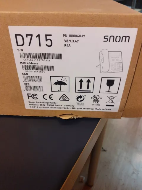 Téléphone VOIP SNOM D715 SIP