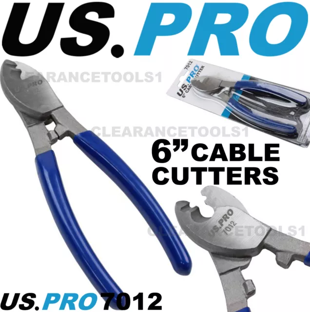 US PRO Heavy Duty Wire Cutter / Cable Cutters Fencing Snips 6" / 150mm 7012 HD