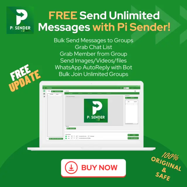 Best WhatsApp Marketing Software with 11 tools- Lifetime | Pi Sender for windows