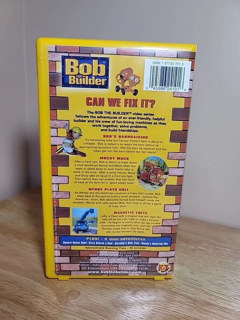 BOB THE BUILDER - Can We Fix It (VHS, 2001) £7.00 - PicClick UK