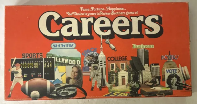 “Careers” Vintage Board Game Parker Brothers 1979 Complete Clean Good Condition