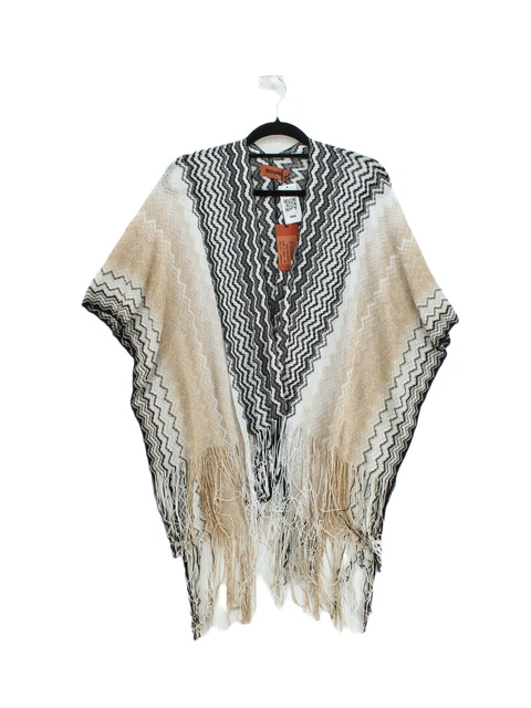 Missoni Women's Coat Multi Viscose with Polyester Overcoat