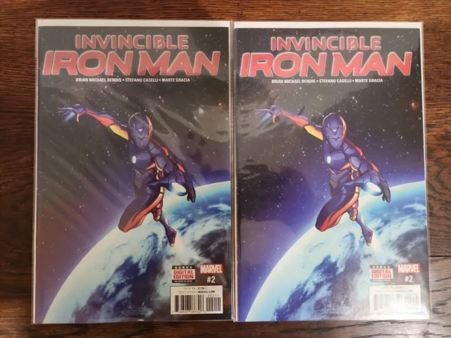 Invincible Iron Man #2 X 2 RiRi Williams Ironheart 2017 Marvel Comics MCU NM