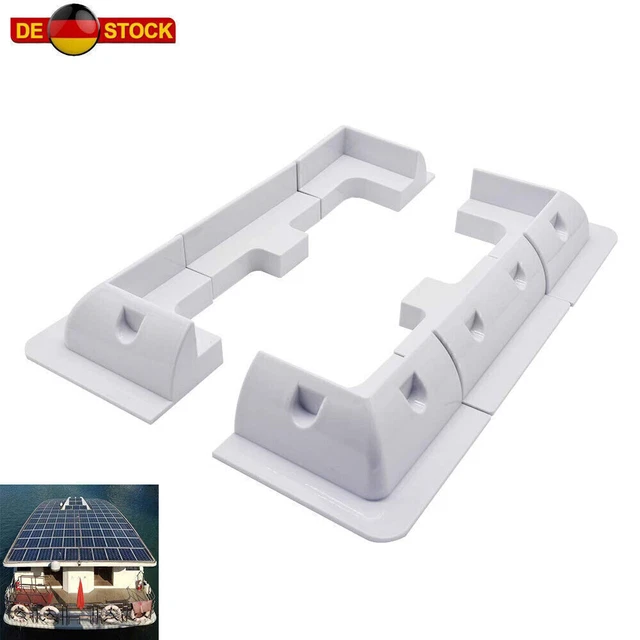 6 STK Solar Modul Panel Montage Halterung Halter Befestigung Dach Wohnmobil Boot