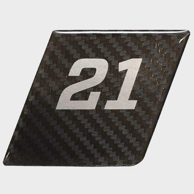 MasterCraft Boat Raised Decal Emblem 750209 | XT21 Carbon Fiber Black