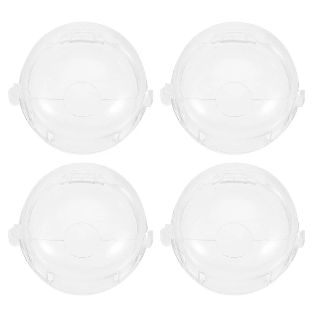 4 PIEZAS CLEAR Hoga Cubierta Gas de Protección Infantil Gas Cubierta Protector Niños