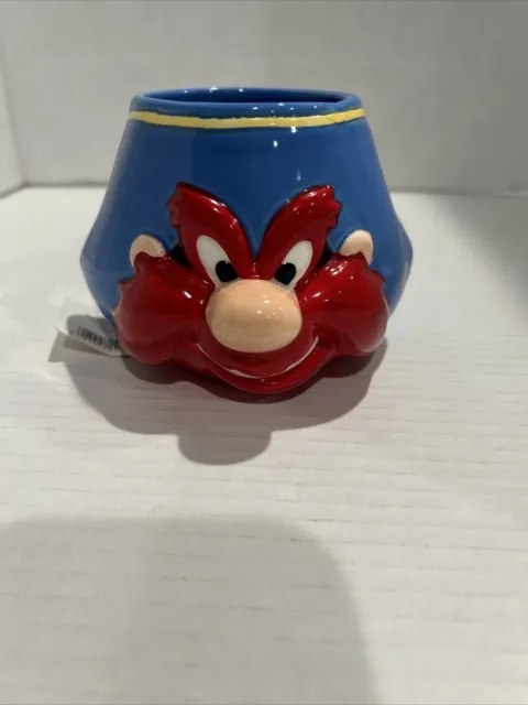 Vtg Yosemite Sam Coffee Mug Warner Bros Looney Tunes by Applause 1992 Blue NOS