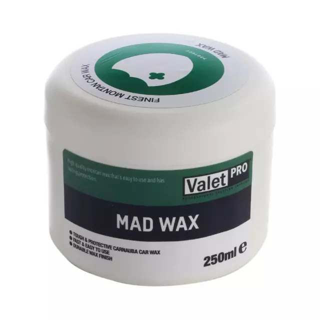 Valetpro Mad Wax Carnauba Car Wax 250ml