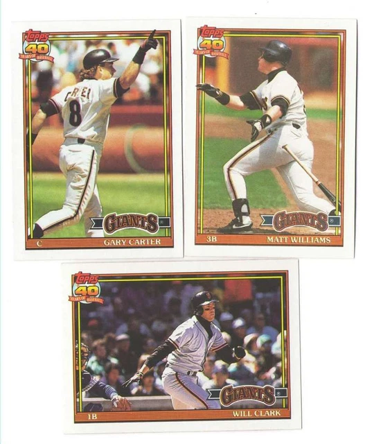 1991 TOPPS SAN FRANCISCO GIANTS Team Set EUR 3,79 PicClick FR