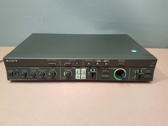 VINTAGE SONY VIDEO Multi Colour Corrector XV-C700 £20.00 - PicClick UK