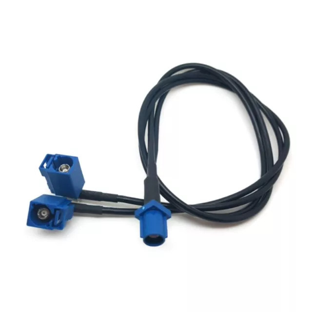 19.69inch (50cm) Fakra C Male to Female Y Splitter Cable RG174