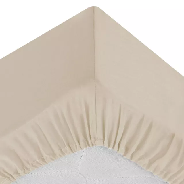 Bettlaken mit Gummizug, 140 x 190 cm, Baumwolle