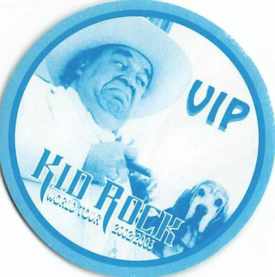 Kid Rock Backstage Pass 2002/2003 Blue Circle VIP Variant