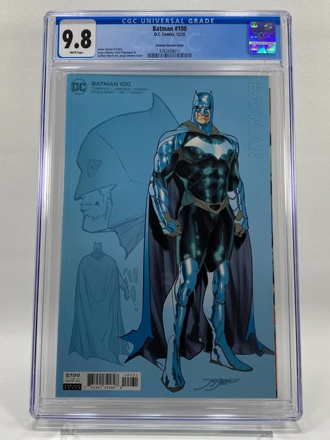 Batman #100 (Dec 2020, Dc Comics) Cgc 9.8 Jimenez Variant Cover (011)