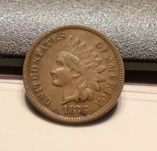 1875 US Indian Cent 1c ^VF (Slight Corrosion)