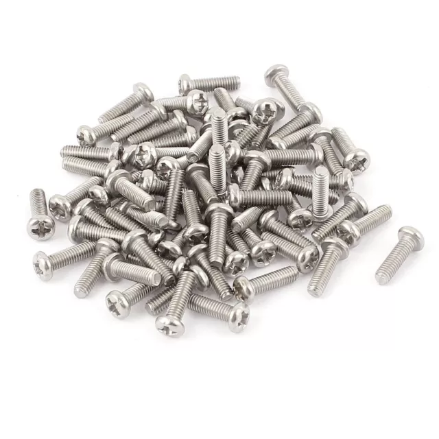 M3x10mm de acero inoxidable 304 tornillos de cabeza plana cruceta tornillo 60pcs