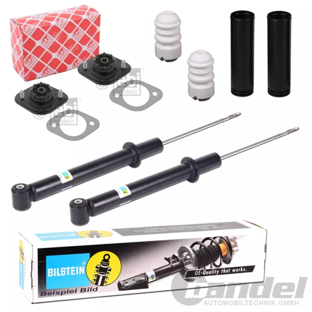 2 BILSTEIN B4 Amortiguador + Febi Cojinete Trasero Apto para BMW 3ER E36 E46