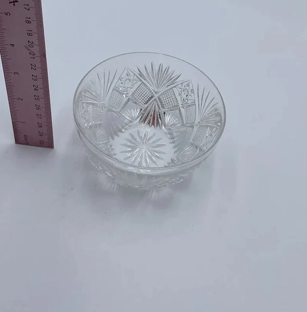 Fine Antique Abp American Brilliant Period Cut Glass 4” Bowl 5