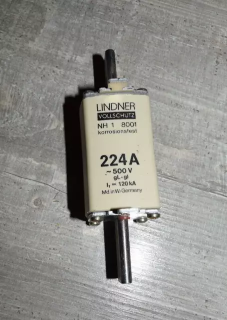 Lindner Vollschutz Sicherungseinsatz NH 1 225A 500V gL-gl 8001.2247