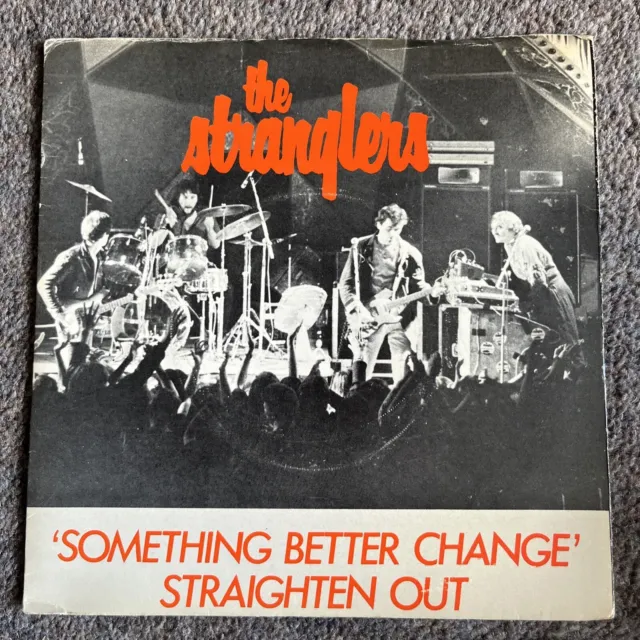 The Stranglers Something Better Change 7'' Vinyl Record 1977 United Artists Rec