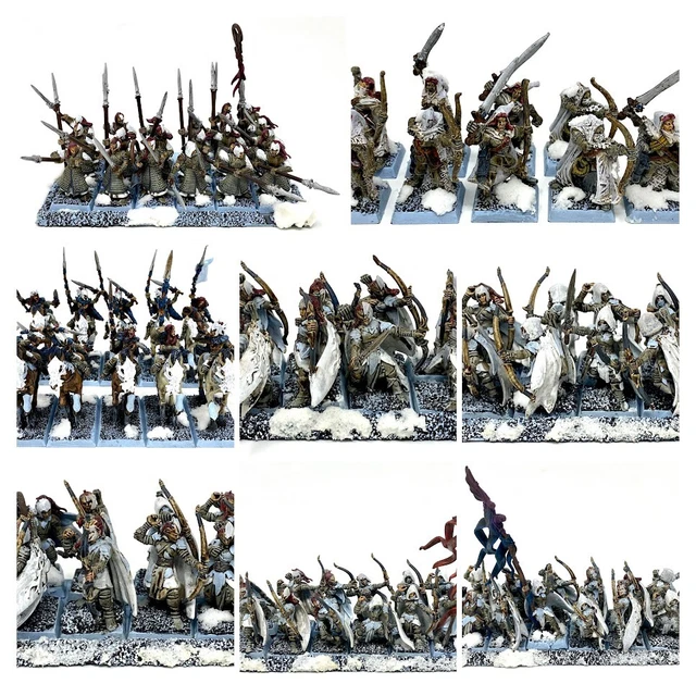 GAMES WARHAMMER Fantasy Wood Elves (Painted) MULTILISTING