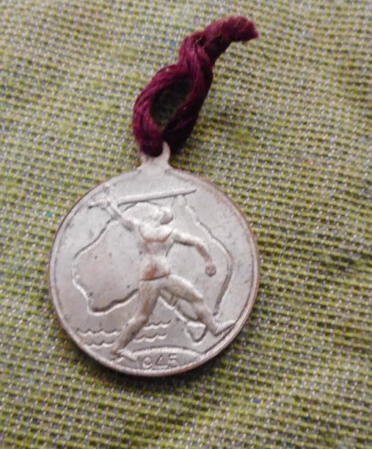 #D437.  1945 Australian School  Children's Medal, End Of Wwii