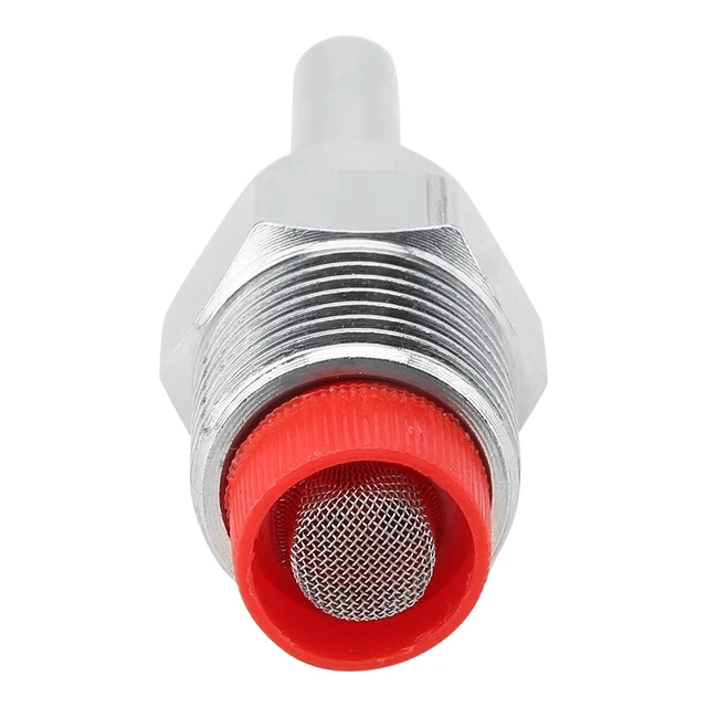 5pcs Stainless Steel Copper Cap Automatic Pig Nipple Drinker Waterer Red Cap Fs0