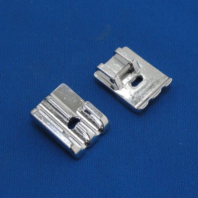2 piezas Máquina De Afeitar pies de coser para máquinas de coser pie de coser engarce
