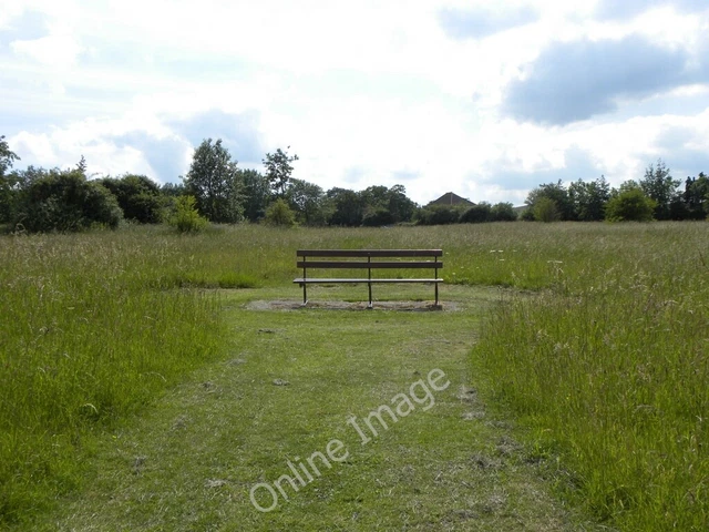 Photo 6x4 Fancy a seat? Bishopsworth A bench on Highridge Common. c2011
