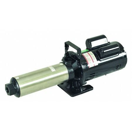 Dayton 45Mw74 Multi-Stage Booster Pump, 1 1/2 Hp, 120/240V Ac, 1 Phase, 3/4 In