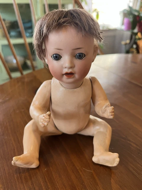 Tête En Porcelaine Schoenau Et Hoffmeister Pour Poupée Ancienne - Pièce De Collection