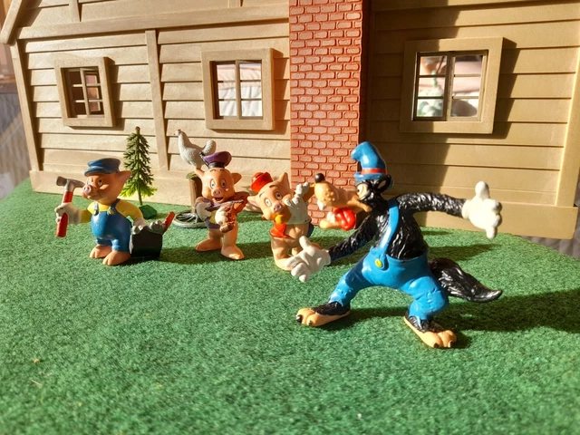 LOT DE 8 figurines Blanche Neige et les 7 nains NEUVES EUR 18,90