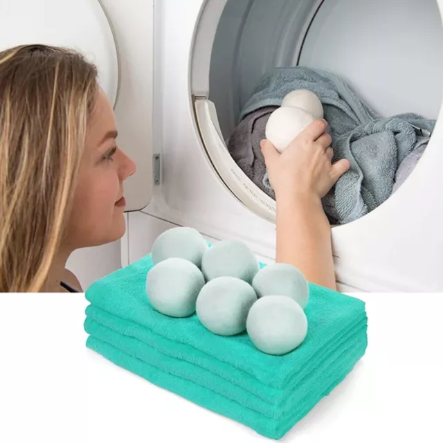 lavanderia Palla per asciugatrice in lana ammorbidente riutilizzabile  palline per bucato asciugatura palline di lana ammorbidente