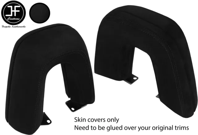 Black Stitching Roll Over Bar Luxe Suede Covers Fits Bmw Z4 E89 2009-2016