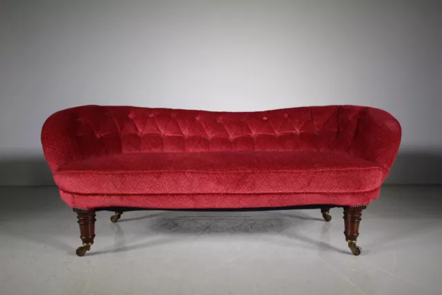 19th Century English Antique Gillows Upholstered Sofa