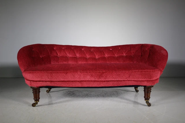 19th Century English Antique Gillows Upholstered Sofa