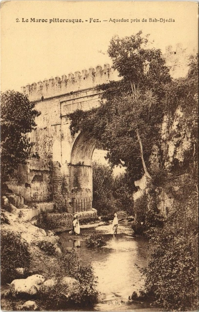 CPA AK MOROC FEZ Aqueduct Pres de BAB-Djedia (38727)