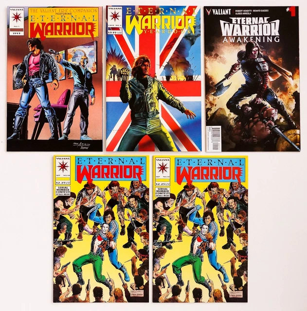Eternal Warrior Comic Book Lot, Yearbook #1, Awakenings, #14 (2 copies) Valiant